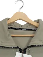 Vorschaubild 2 von Sports Damen Sweatjacke Gr. 42 XL Oliv Kapuze Reißverschluss