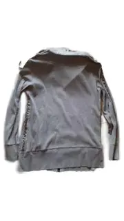 Vorschaubild 3 von Sports Damen Sweatjacke Gr. 42 XL Oliv Kapuze Reißverschluss