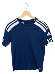 Vorschaubild 1 von Sport Shirt Kinder Gr. 164 Blau Weiß Aeroready 3-Streifen
