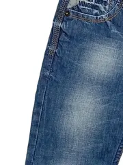 Vorschaubild 3 von Jeans Kinder Jungen Regular Fit Gr. 128 Blau Denim