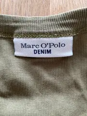 Vorschaubild 3 von Denim Damen Tank Top Gr. XS Oliv Baumwolle Rippstrick