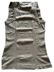 Vorschaubild 4 von Denim Damen Tank Top Gr. XS Oliv Baumwolle Rippstrick