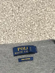 Vorschaubild 4 von Pullover Herren Grau Gr. L Baumwolle Meliert Klassisch