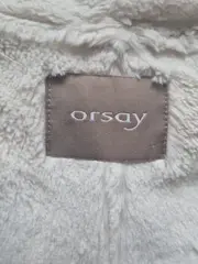 Vorschaubild 3 von Damen Fellweste Gr. 38/M Beige Kunstfell Weste Casual