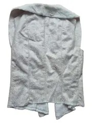 Vorschaubild 2 von Damen Fellweste Gr. 38/M Beige Kunstfell Weste Casual