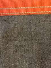 Vorschaubild 5 von Herren Freizeithemd Kurzarm Leinen Baumwolle Rot Gr. M