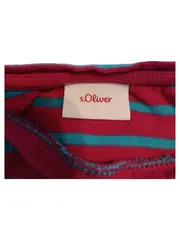 Vorschaubild 5 von Mädchen Langarmshirt Gr. 116/122 Pink Gestreift Blumen