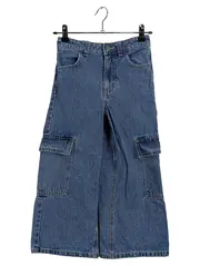 Vorschaubild 1 von Benetton Cargo Jeans Kinder Cargohose Baumwolle Blau Gr. 122