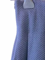 Vorschaubild 3 von Damen Faltenrock Minirock Blau Strukturmuster Gr. S