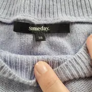 Vorschaubild 4 von Damen Pullover Gr. 38 M Lila Viskose Wolle Kaschmir Strick Casual Basic