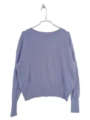 Vorschaubild 1 von Damen Pullover Gr. 38 M Lila Viskose Wolle Kaschmir Strick Casual Basic