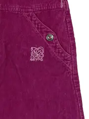Vorschaubild 2 von Mini Mädchen Cordkleid Gr. 104/110 Lila Trägerkleid Baumwolle