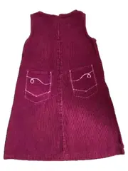 Vorschaubild 5 von Mini Mädchen Cordkleid Gr. 104/110 Lila Trägerkleid Baumwolle
