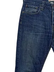 Vorschaubild 3 von Vintage Straight Herren Jeans W32 L33 Blau Baumwolle Knopfverschluss