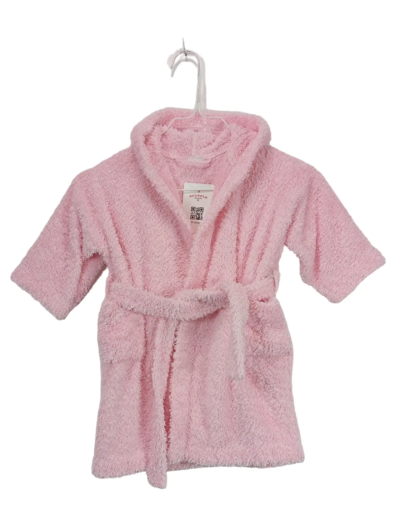 OTTIMI Kinder Bademantel Kapuze Rosa Gr. 92 Freizeit Herbst Winter