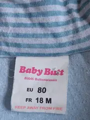 Vorschaubild 6 von Baby Butt Winterjacke Gr. 80 Hellblau Eisbär Motiv Kapuze Kinder