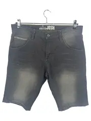 Vorschaubild 1 von JOSH Herren Jeans Shorts Grau W33 Regular Slim Casual