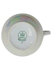 Vorschaubild 2 von Milchkännchen Porzellan Perlmutt Lüster DDR GDR Romantik Motiv 10cm