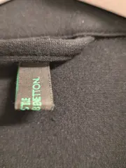 Vorschaubild 5 von BENETTON Damen Blazer Sakko Schwarz Business Gr. 46 Viskose