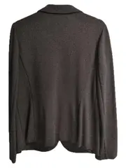 Vorschaubild 2 von BENETTON Damen Blazer Sakko Schwarz Business Gr. 46 Viskose