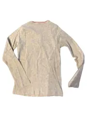 Vorschaubild 2 von Langarmshirt Kinder Mädchen Gr. 140 Grau Baumwolle