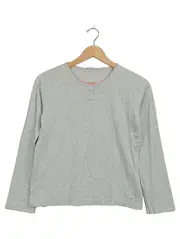 Vorschaubild 1 von Langarmshirt Kinder Mädchen Gr. 140 Grau Baumwolle