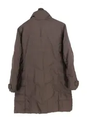 Vorschaubild 2 von Damen Steppmantel Braun Gr. 44/XXL Casual Langarm Polyester