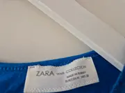 Vorschaubild 4 von Damen Bluse M Blau Feminin Bestickt Kurzarm