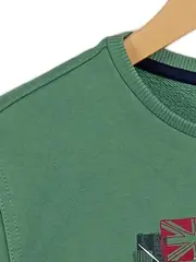 Vorschaubild 4 von Kinder Pullover Gr. 140 Grün mit London Motiv