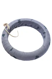 Vorschaubild 1 von Armband Damen Grau Stoff Casual Maritim Modern