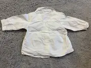 Vorschaubild 2 von Baby Hemdbluse Mädchen Gr. 68 Weiß Baumwolle Langarm