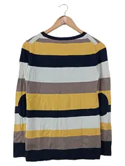 Vorschaubild 2 von Strickjacke Damen 36/S Mehrfarbig Gestreift Casual Cardigan