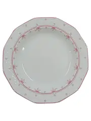 Vorschaubild 1 von Kuchenteller 19 cm Porzellan Weiß Florales Muster Klassisch