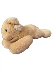 Vorschaubild 1 von Löwe Liegend Kuscheltier Plüschtier Stofftier Beige 14cm