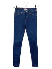 Vorschaubild 1 von Damen Slim Fit Jeans Gr. 36 W28 Blau Skinny Stretch