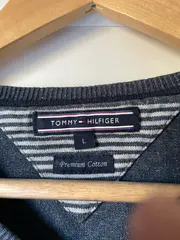 Vorschaubild 4 von Pullover Herren L Grau V-Ausschnitt Premium Cotton