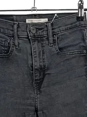 Vorschaubild 3 von Mile High Super Skinny Jeans Damen W25 Grau High Waist Denim