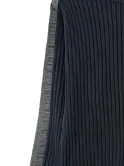 Vorschaubild 2 von Herren Pullover Rippstrick Langarm Gr. M Schwarz Grau Denim