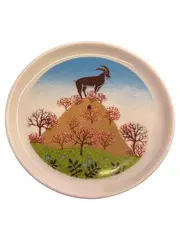 Vorschaubild 1 von Kaiser Sammelteller 3461 Ziege Tiermotiv Porzellan Mehrfarbig Traditionell