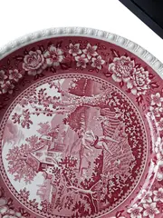 Vorschaubild 2 von Rusticana Teller 25cm Rot Weiß Mettlach Saar