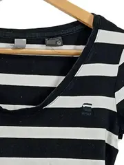 Vorschaubild 2 von Damen T-Shirt Gr. S gestreift schwarz weiß maritim