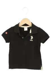 Vorschaubild 1 von USPA Kinder Poloshirt Gr. 80 Schwarz Preppy Klassisch
