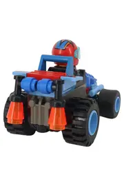 Vorschaubild 2 von Bauset Rennwagen Buggy mit Figur Blau Kinder Spielzeug