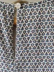 Vorschaubild 6 von Damen Bluse Gr. 38/M Mehrfarbig Modern Gemustert Langarm