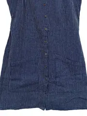 Vorschaubild 3 von Damen Freizeitkleid Gr. 38 Blau Gestreift Casual Sommerkleid