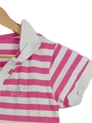 Vorschaubild 3 von TCM Mädchen Poloshirt Kleid gestreift pink weiß Gr. 158/164