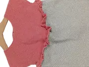Vorschaubild 3 von Strickkleid Baby Mädchen Gr. 68 Mehrfarbig Rüschen Knöpfe A-Linie