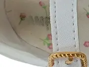 Vorschaubild 3 von Mädchen Ballerinas Schuhe Gr. 22 Weiß Festlich Stickerei Perlen