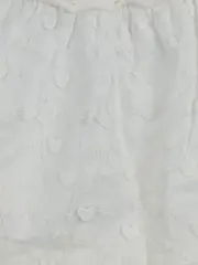 Vorschaubild 4 von Strickkleid Mädchen Gr. 68 Weiß Baumwolle Festlich Stickerei Langarm