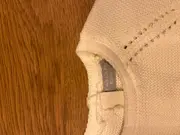 Vorschaubild 7 von Strickkleid Mädchen Gr. 68 Weiß Baumwolle Festlich Stickerei Langarm